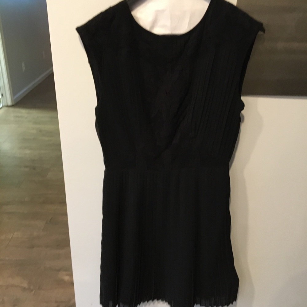 Ted Baker black pleated dress